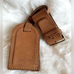 Authentic Louis Vuitton Luggage Tag in Good used Condition